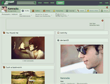 Tablet Screenshot of kenrocks.deviantart.com