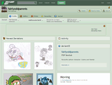 Tablet Screenshot of fairlyoddparents.deviantart.com