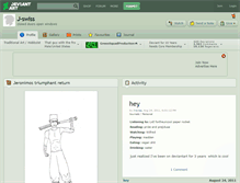 Tablet Screenshot of j-swiss.deviantart.com