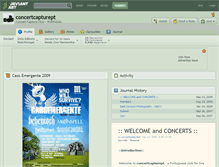Tablet Screenshot of concertcapturept.deviantart.com