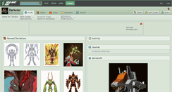 Desktop Screenshot of darkeler.deviantart.com