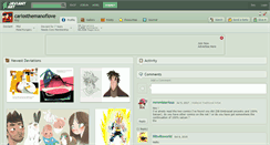 Desktop Screenshot of carlosthemanoflove.deviantart.com