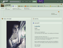 Tablet Screenshot of luzia-bel.deviantart.com