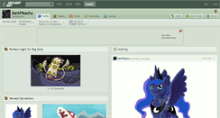 Desktop Screenshot of darkpikachu.deviantart.com