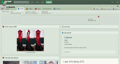 Desktop Screenshot of llbeanie.deviantart.com