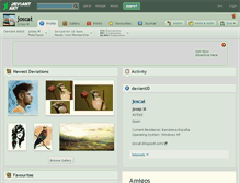 Tablet Screenshot of joscat.deviantart.com