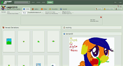 Desktop Screenshot of catgirl2010.deviantart.com