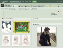 Tablet Screenshot of gaar-uto.deviantart.com