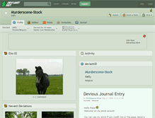 Tablet Screenshot of murderscene-stock.deviantart.com