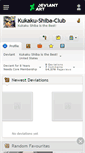 Mobile Screenshot of kukaku-shiba-club.deviantart.com