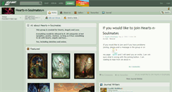 Desktop Screenshot of hearts-n-soulmates.deviantart.com
