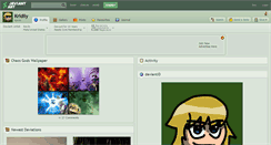 Desktop Screenshot of kridily.deviantart.com