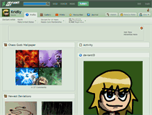 Tablet Screenshot of kridily.deviantart.com