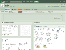 Tablet Screenshot of nening.deviantart.com