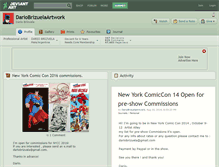 Tablet Screenshot of dariobrizuelaartwork.deviantart.com