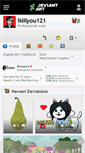 Mobile Screenshot of ikillyou121.deviantart.com