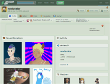 Tablet Screenshot of nextavatar.deviantart.com