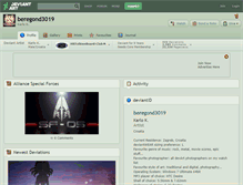Tablet Screenshot of beregond3019.deviantart.com
