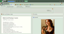 Desktop Screenshot of kittybadass.deviantart.com