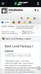 Mobile Screenshot of kittybadass.deviantart.com