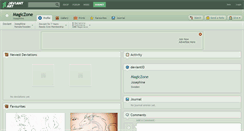Desktop Screenshot of magiczone.deviantart.com