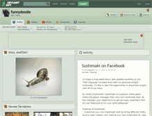 Tablet Screenshot of funnydoodle.deviantart.com