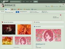 Tablet Screenshot of dimitriluver132.deviantart.com