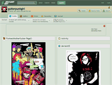 Tablet Screenshot of gutterpunkgirl.deviantart.com