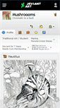 Mobile Screenshot of mushroooms.deviantart.com