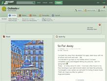 Tablet Screenshot of outkaste-r.deviantart.com