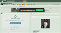 Desktop Screenshot of letterbomber-223.deviantart.com