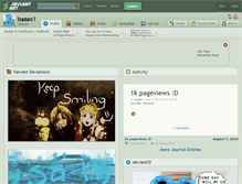 Tablet Screenshot of isaaax1.deviantart.com