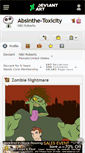 Mobile Screenshot of absinthe-toxicity.deviantart.com