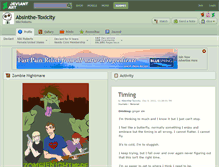 Tablet Screenshot of absinthe-toxicity.deviantart.com