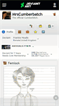 Mobile Screenshot of mrscumberbatch.deviantart.com