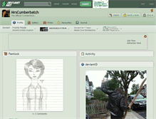 Tablet Screenshot of mrscumberbatch.deviantart.com
