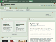 Tablet Screenshot of jedimastersabbath.deviantart.com