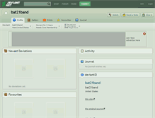 Tablet Screenshot of bat21band.deviantart.com