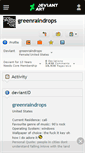 Mobile Screenshot of greenraindrops.deviantart.com
