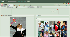 Desktop Screenshot of mlarad.deviantart.com