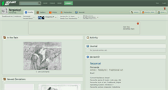 Desktop Screenshot of ferporcel.deviantart.com