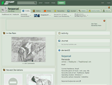 Tablet Screenshot of ferporcel.deviantart.com