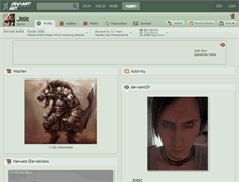 Tablet Screenshot of josic.deviantart.com