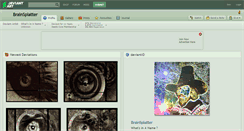 Desktop Screenshot of brainsplatter.deviantart.com