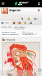 Mobile Screenshot of dragonne.deviantart.com