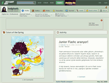 Tablet Screenshot of lostpixels.deviantart.com