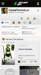 Mobile Screenshot of carpaltunnelluv.deviantart.com
