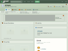 Tablet Screenshot of drinkplz.deviantart.com