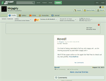Tablet Screenshot of ninjagirly.deviantart.com