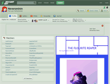Tablet Screenshot of neverominin.deviantart.com